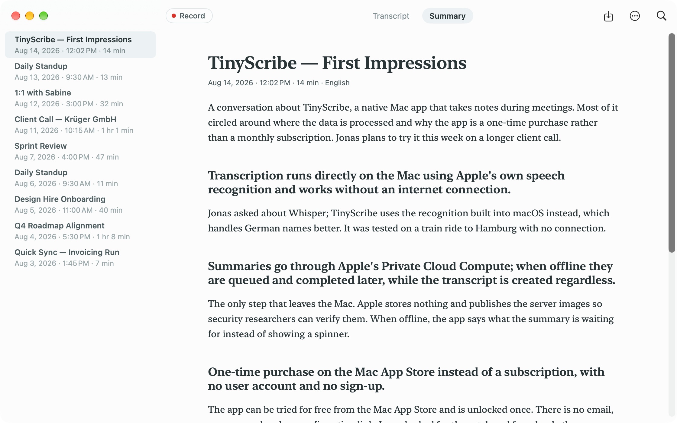 Summary by Apple Intelligence